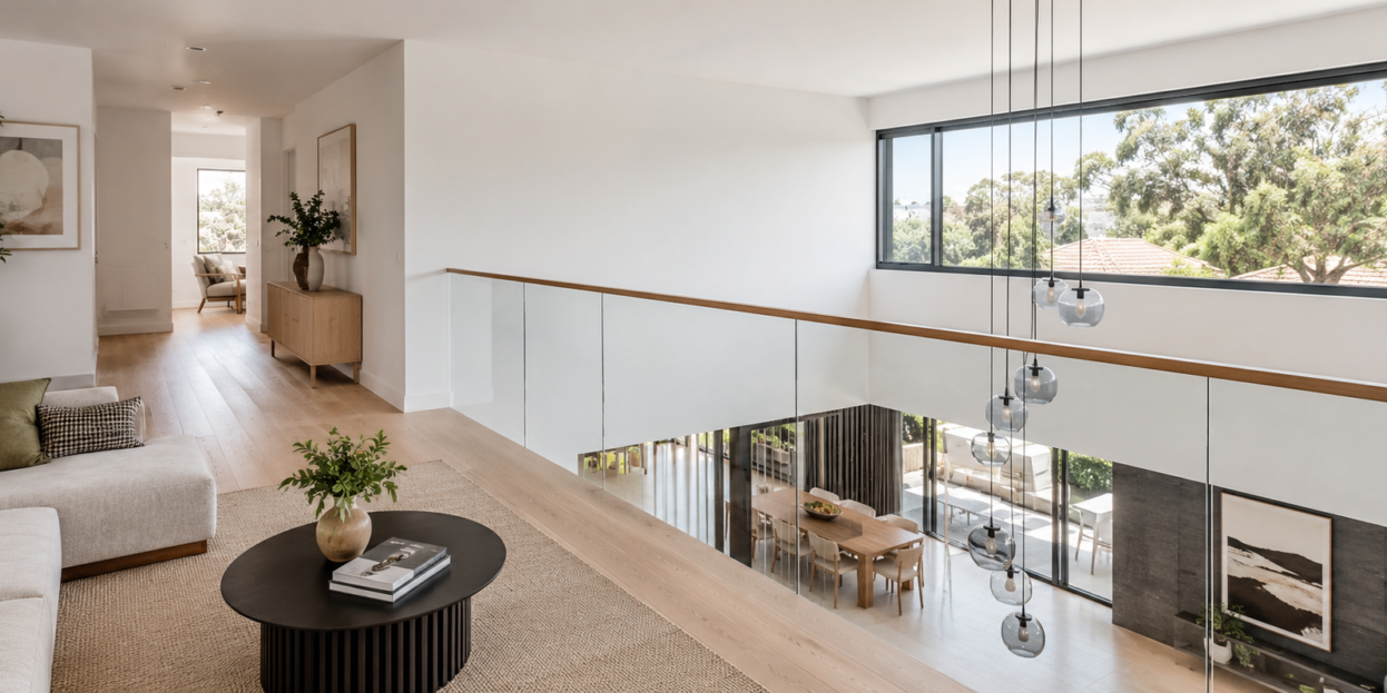 Second Storey Additions Adelaide with a modern interior and natural light